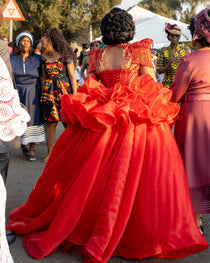 RED BLOSSOM (WITH OVERSKIRT)