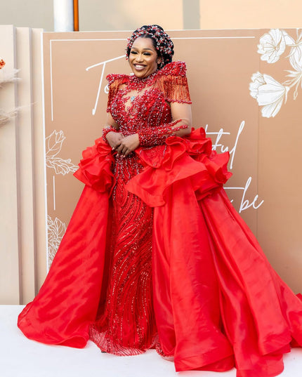 RED BLOSSOM (WITH OVERSKIRT)