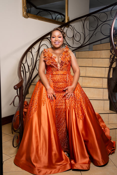 MATHOLO THE DRESS (WITH OVERSKIRT)
