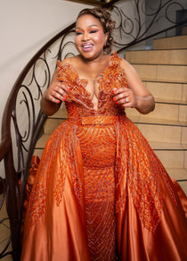 MATHOLO THE DRESS (WITH OVERSKIRT)