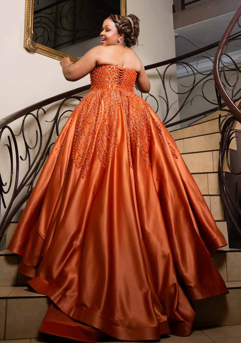 MATHOLO THE DRESS (WITH OVERSKIRT)