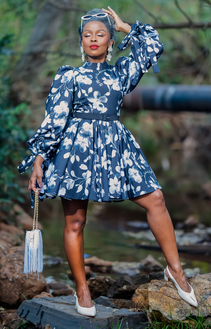 BAHWADUBA IN BLACK (MINI LENGTH)