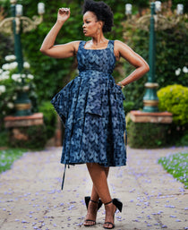 DITHETO THE DENIM DRESS
