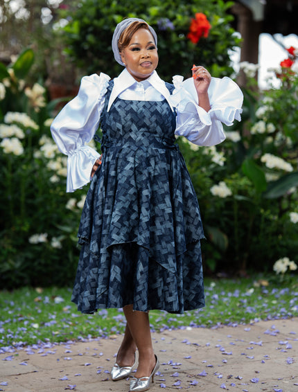 DITHETO THE DENIM DRESS