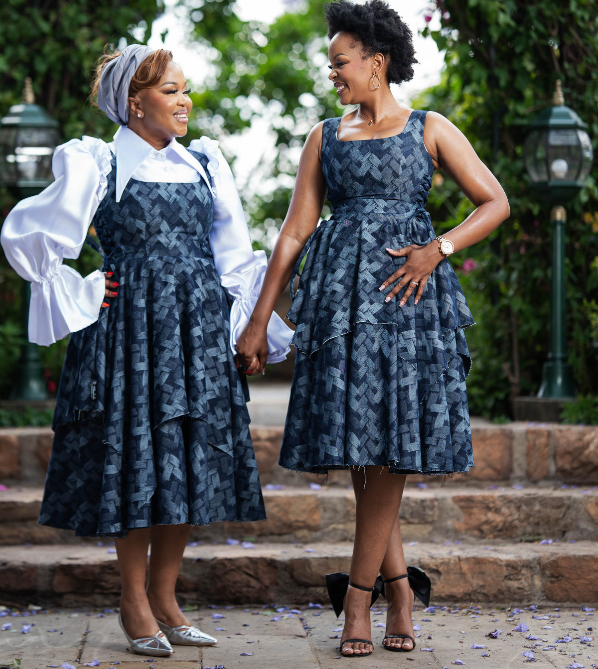 DITHETO THE DENIM DRESS