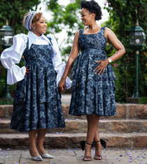 DITHETO THE DENIM DRESS