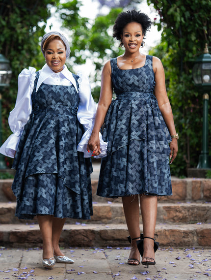 DITHETO THE DENIM DRESS
