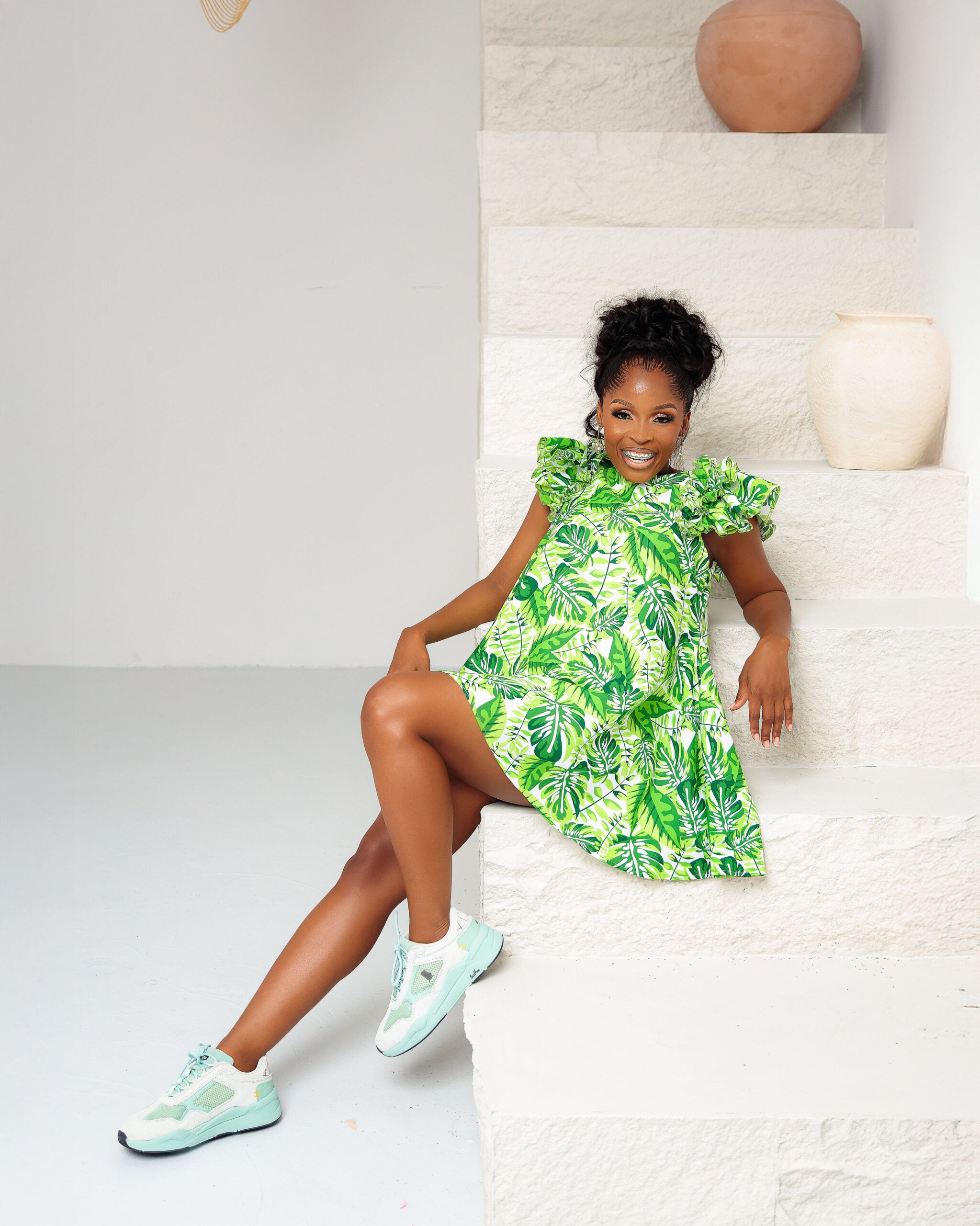 MOSHIDI THE TRAPEZE DRESS (MINI)