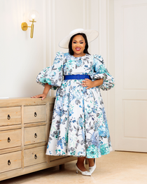 KOTELO IN BLUE WITH SLEEVES