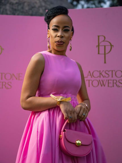 KHANYISILE IN PINK TEA LENGTH