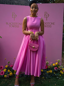 KHANYISILE IN PINK TEA LENGTH