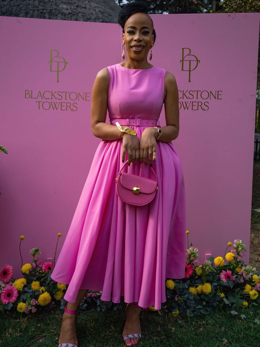 KHANYISILE IN PINK TEA LENGTH