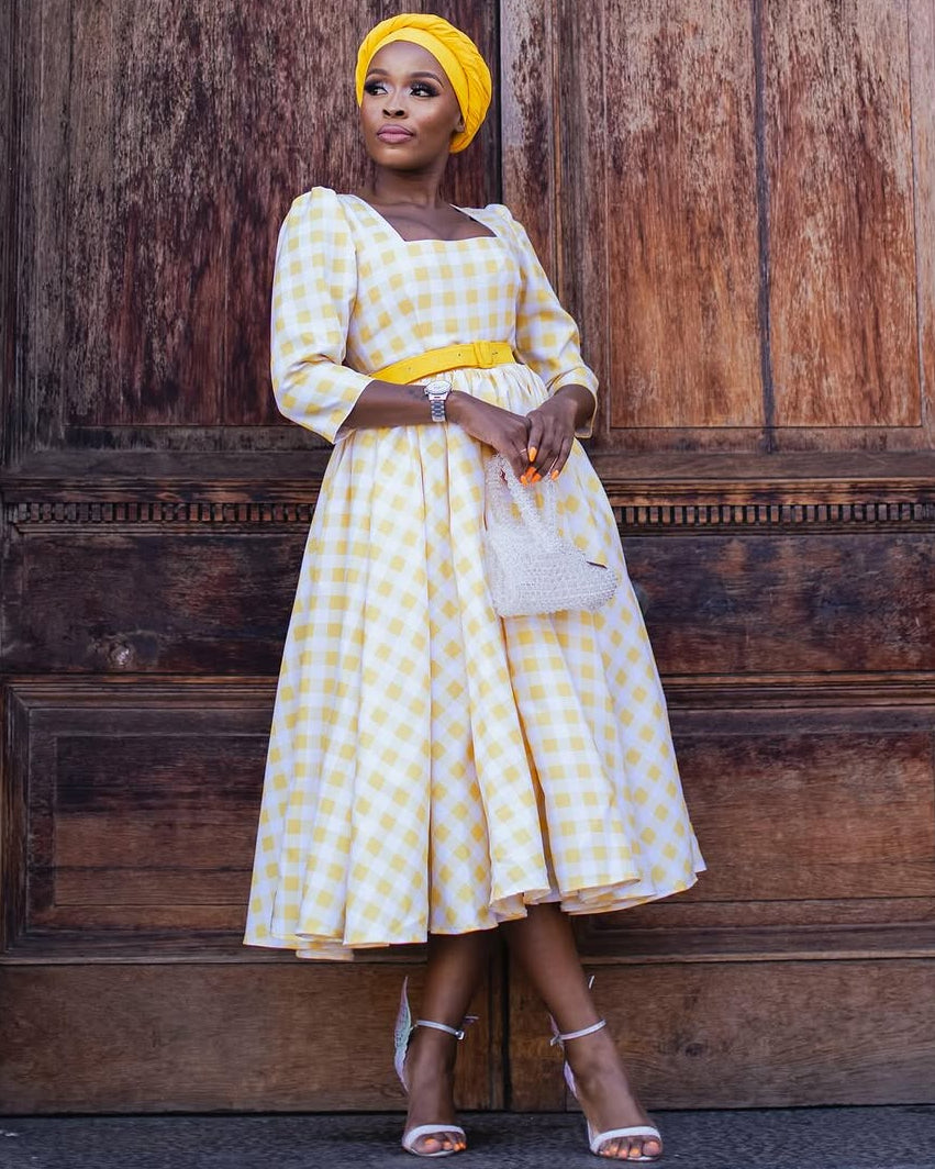 LESEDI THE DRESS IN YELLOW