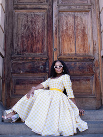 LESEDI THE DRESS IN YELLOW
