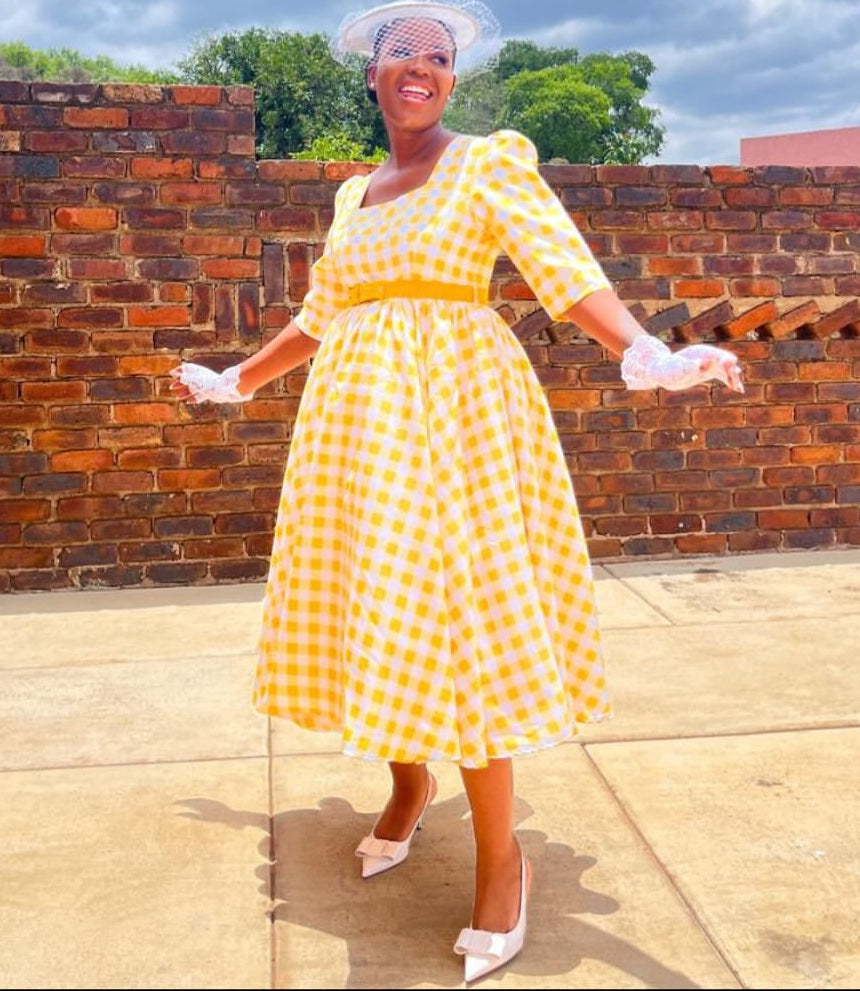 LESEDI THE DRESS IN YELLOW