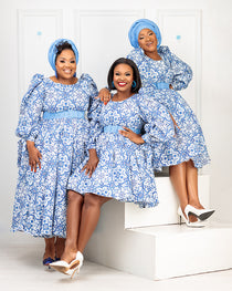 Motlalepule The Dress In Long Sleeves - BMashilo Designs