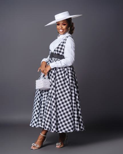 Mamothedi The Dress In Tea Length - BMashilo Designs