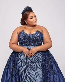 MOKGADI THE DRESS (WITH OVERSKIRT)
