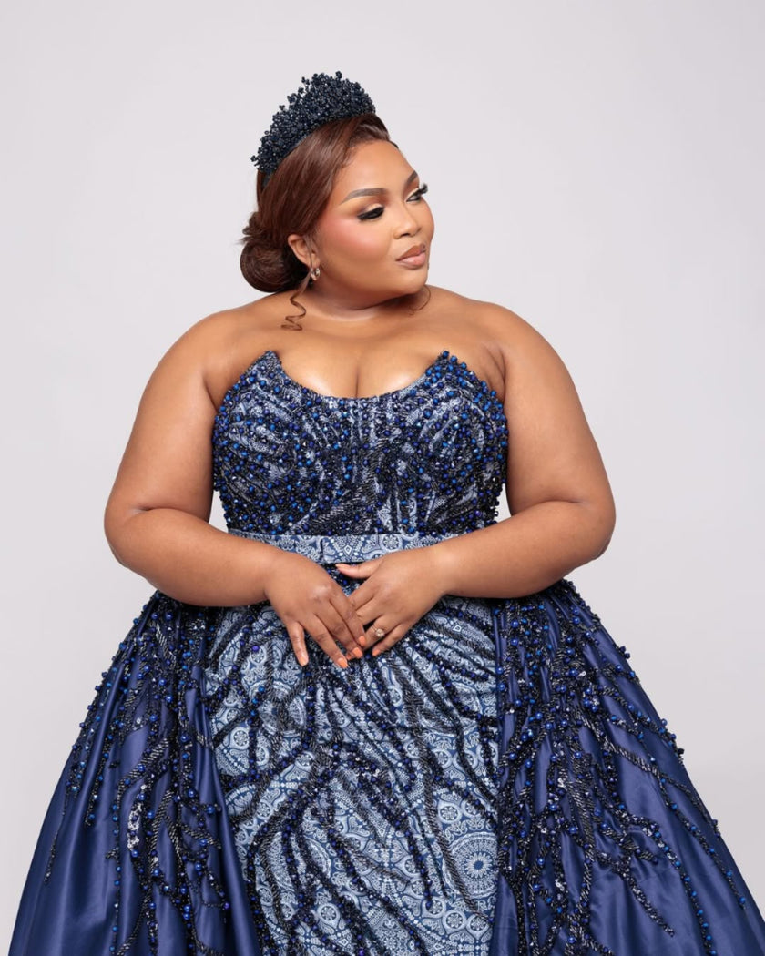 MOKGADI THE DRESS (WITH OVERSKIRT)