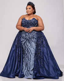 MOKGADI THE DRESS (WITH OVERSKIRT)