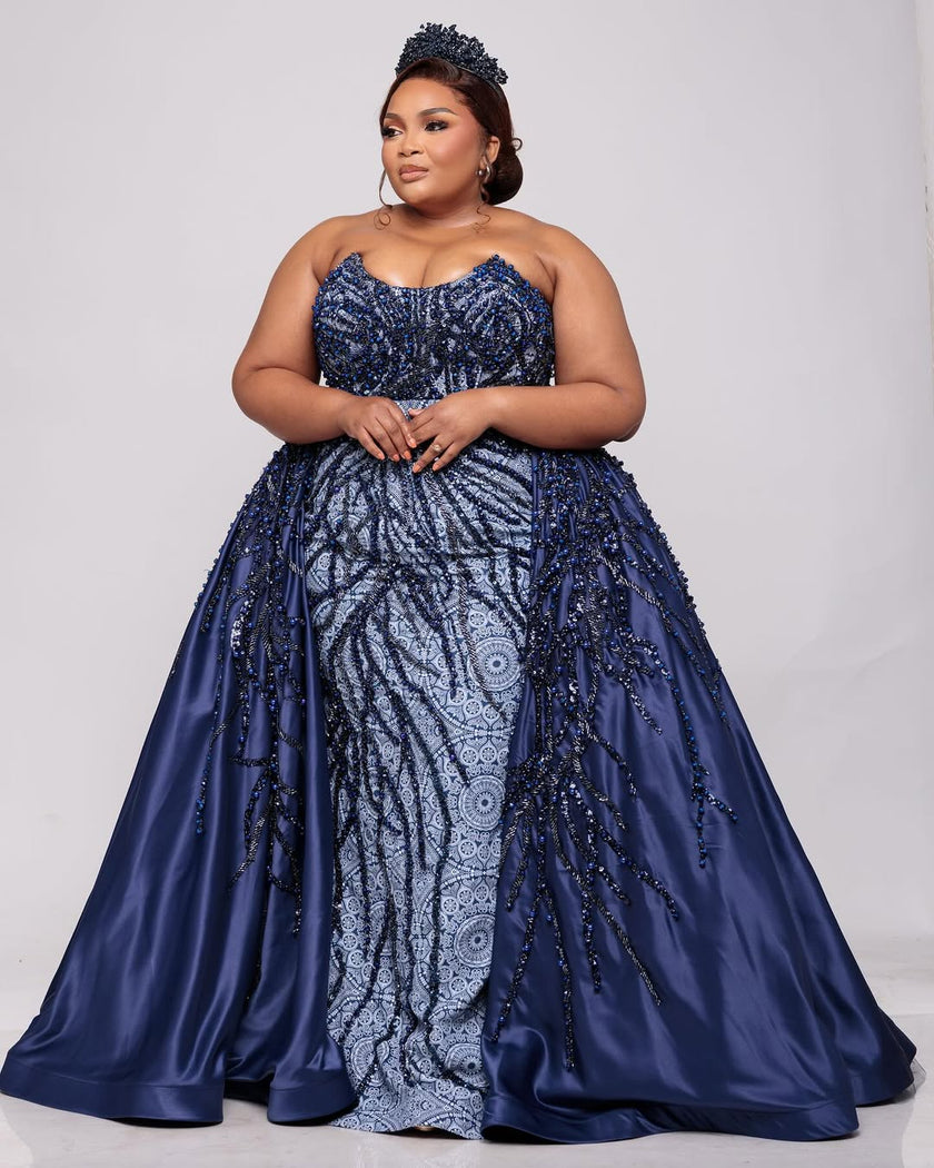 MOKGADI THE DRESS (WITH OVERSKIRT)