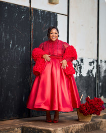 SERITHI SA PHIRI THE DRESS IN RED