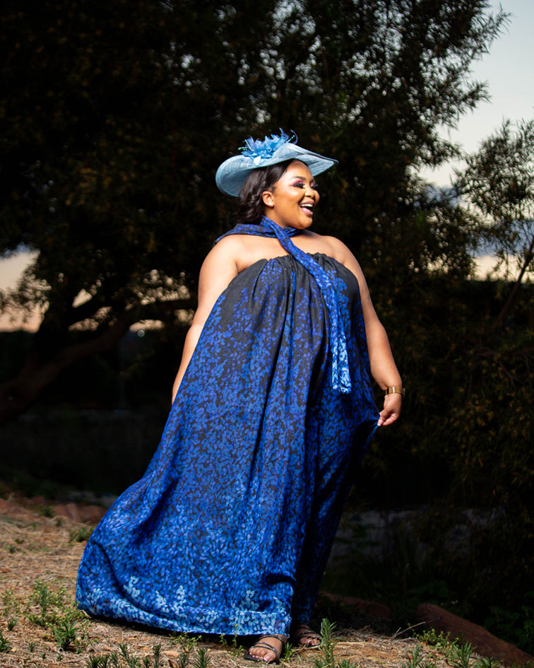 Nkosazana The Dress In Blue - BMashilo Designs