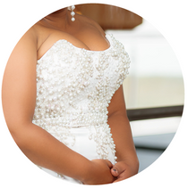 MASEBOTSANA IN WHITE (WITHOUT OVERSKIRT)