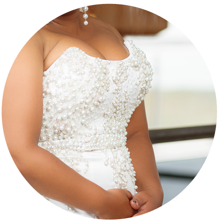 MASEBOTSANA IN WHITE (WITHOUT OVERSKIRT)