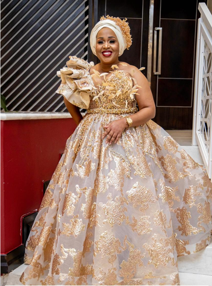 GOLDEN BROCADE THE DRESS