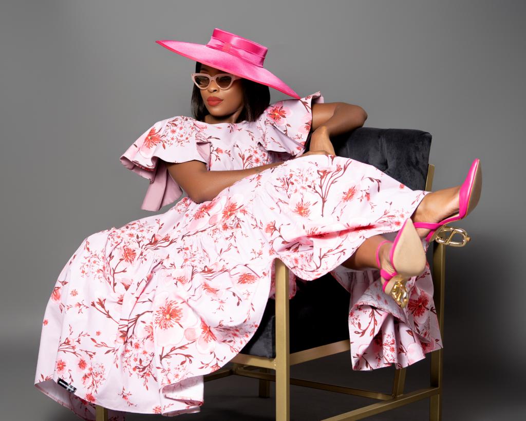 Tshidi The Dress In Tea Length - Image 2