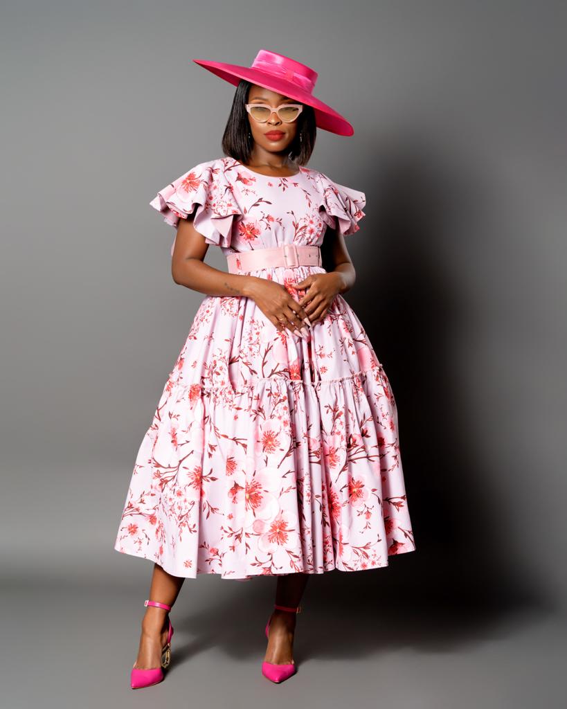 Tshidi The Dress In Tea Length - BMashilo Designs