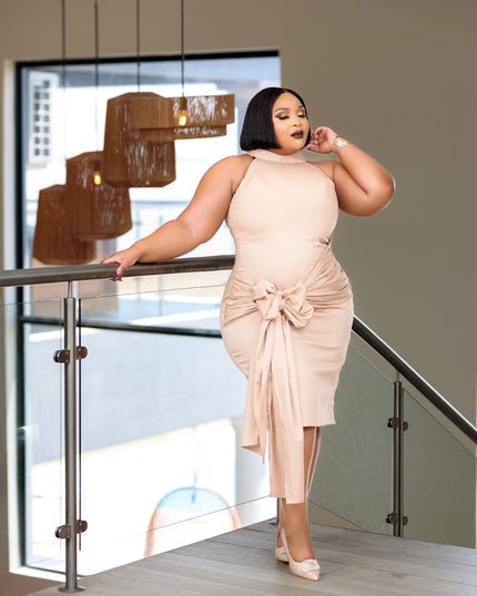Mashilo The Dress In Nude - BMashilo Designs