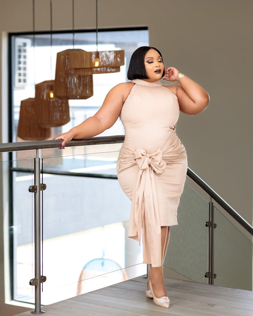 Mashilo The Dress In Nude - BMashilo Designs