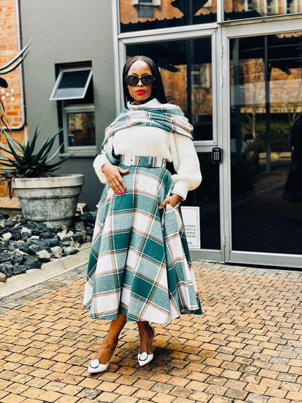 Motswapuleng The Skirt In Green - Image 2