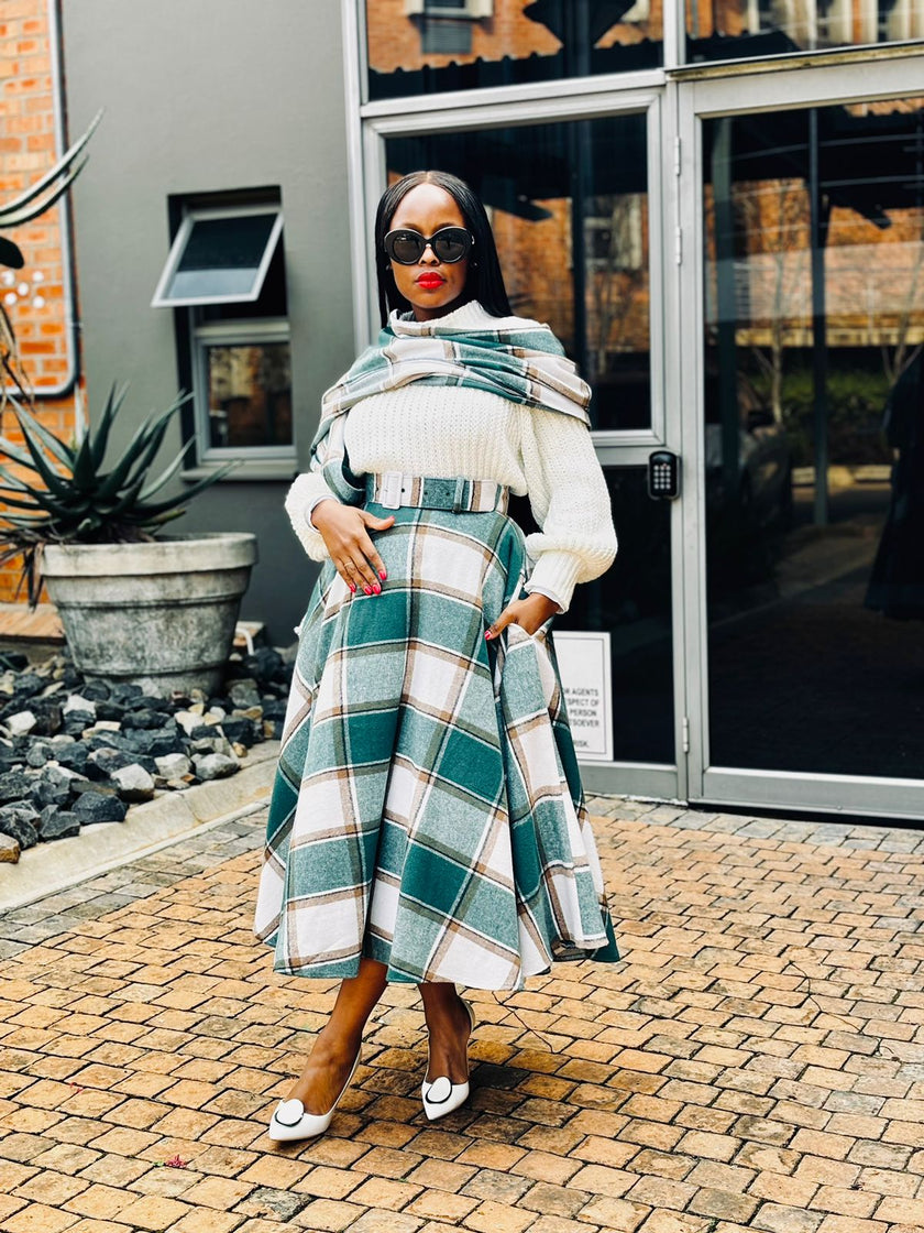 Motswapuleng The Skirt In Green - Image 2