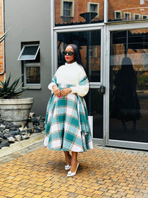 Motswapuleng The Skirt In Green - BMashilo Designs
