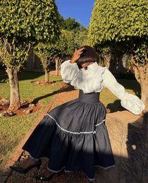 LEKEKE THE DENIM SKIRT