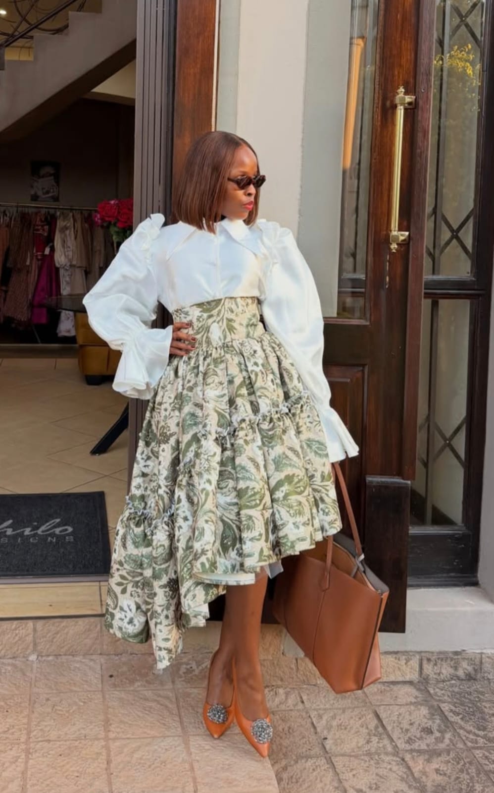 LEKEKE THE SKIRT IN GREEN