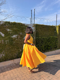 Tshephang The Dress in Yellow