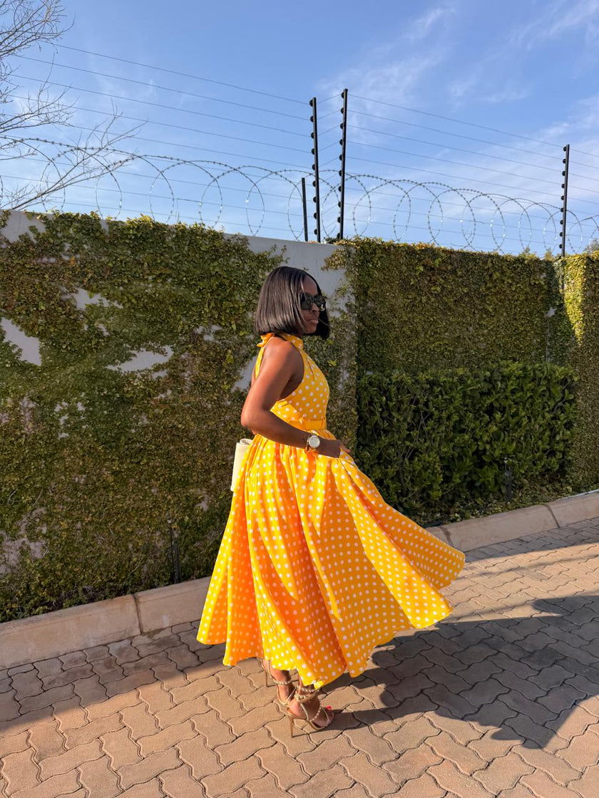 Tshephang The Dress in Yellow