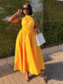 Tshephang The Dress in Yellow