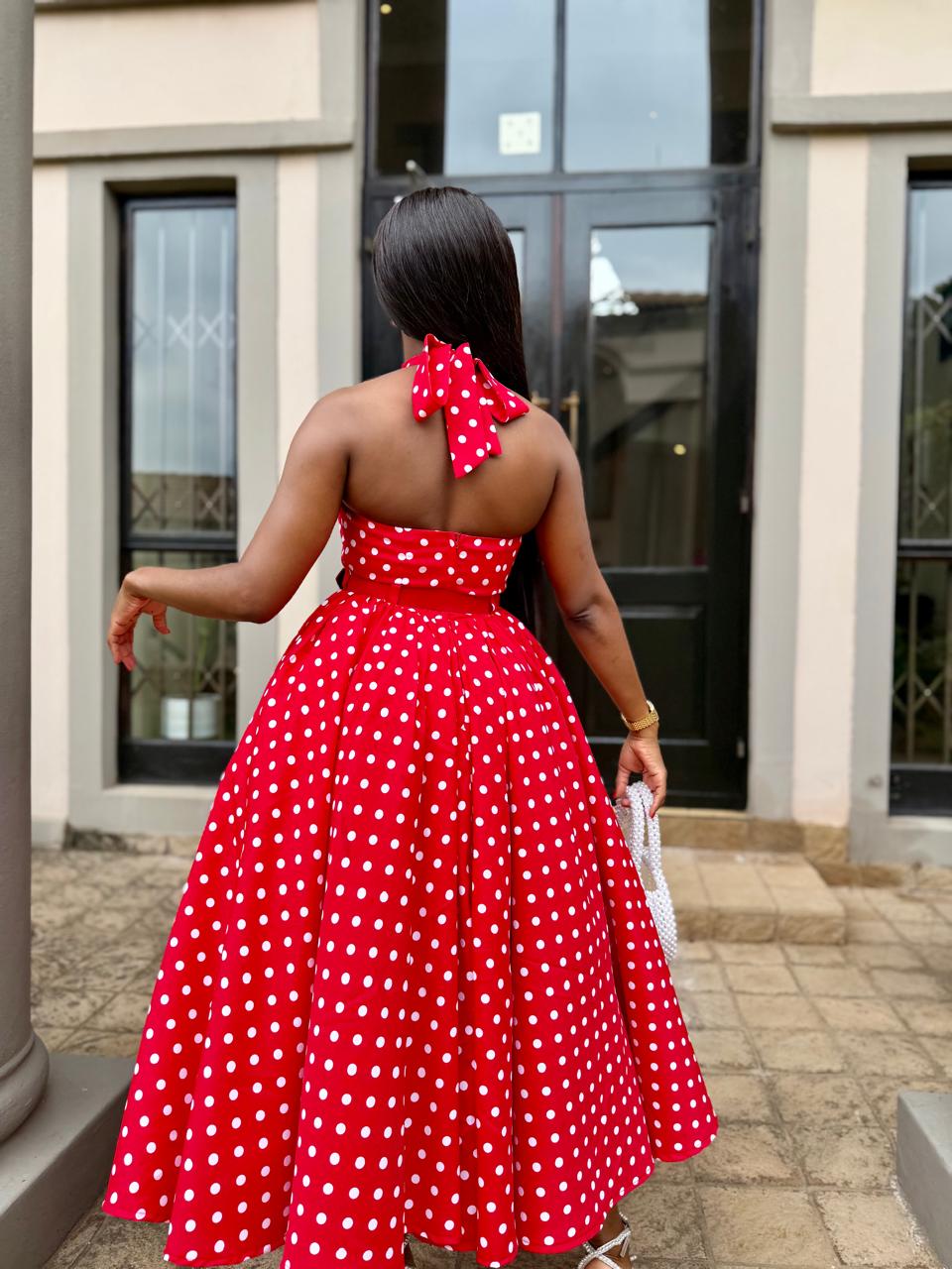 Tshephang The Dress in Red