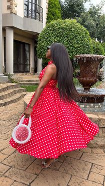 Tshephang The Dress in Red