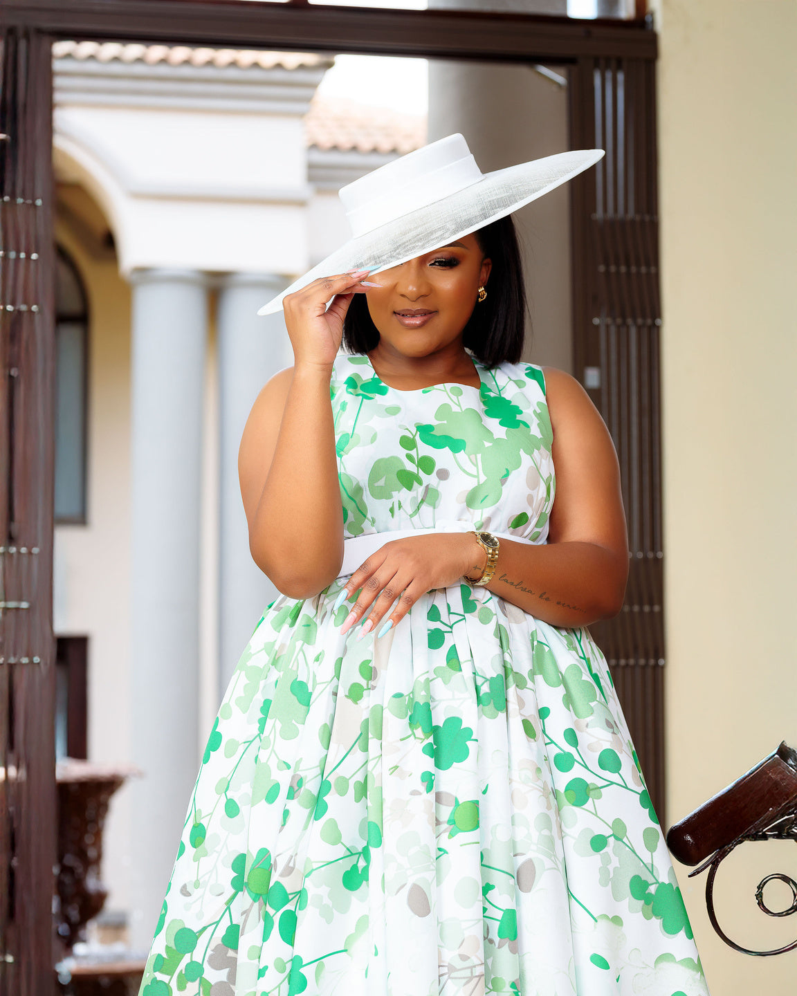 Khanyisile In Green And White