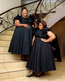 DITORO THE DRESS IN BLACK (BEADED)
