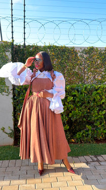MORERO THE DRESS (BROWN)