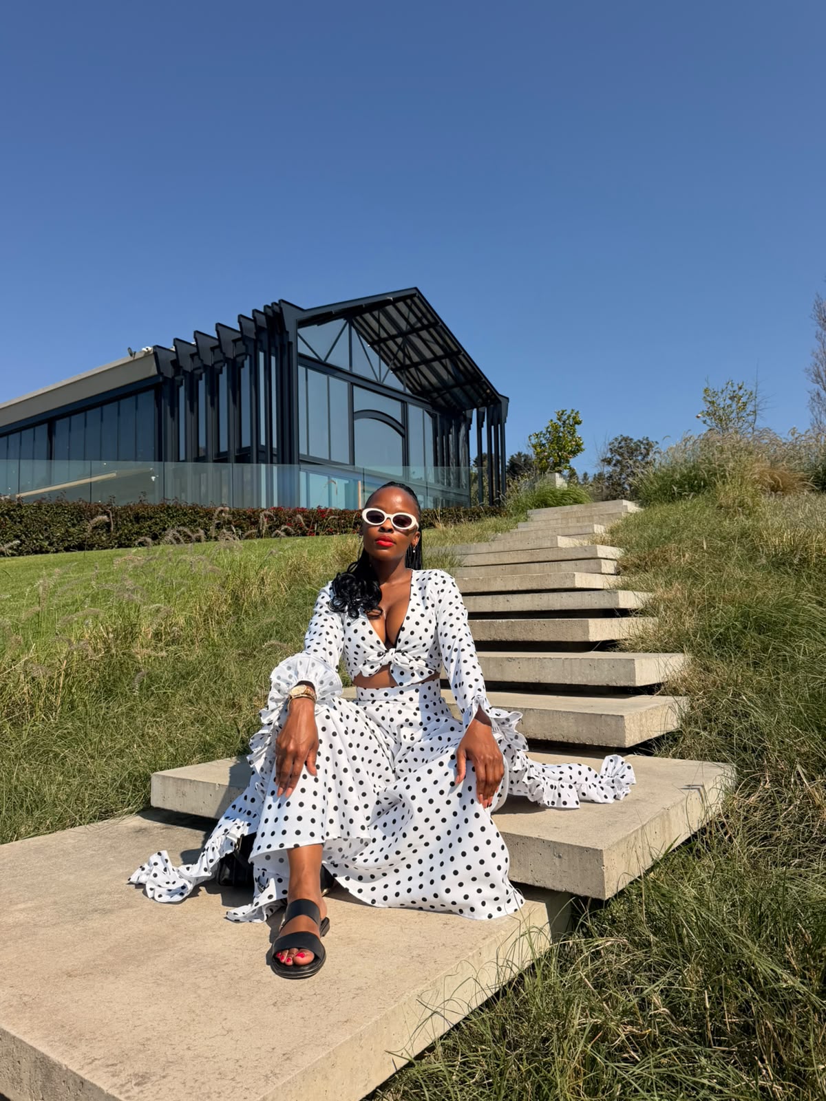 Polka Palazzo Set